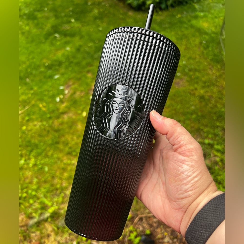 24oz Black Starbucks Tumbler